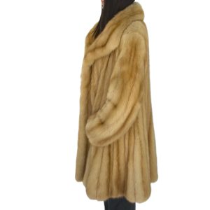 Golden Sable 7/8s Coat - Sakowitz Furs